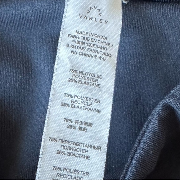 Varley Large Dark Blue Leggings 23" Inseam Athletic Sport - Picture 4 of 7